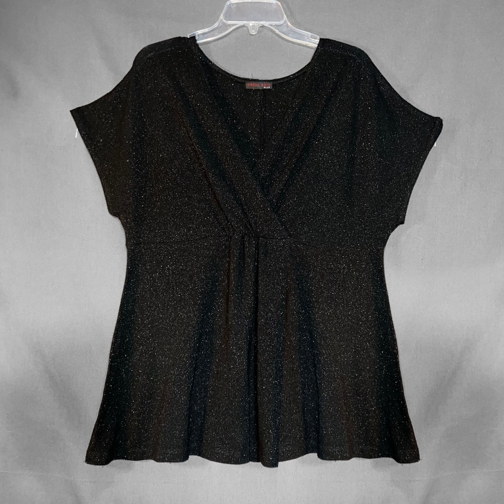 Black and Sliver Lightweight Sweater